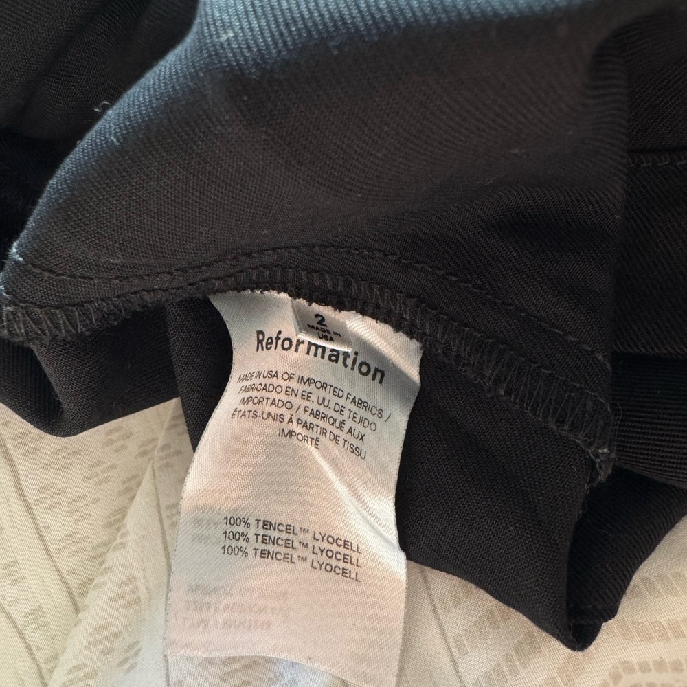 Reformation Imogen Black Mini Skort - Picture 6 of 6